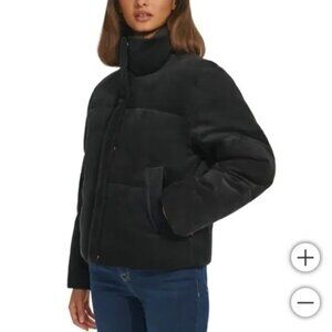 Levi's Ladies' Corded Puffer Jacket -Black